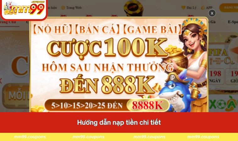 Hướng dẫn nạp tiền chi tiết